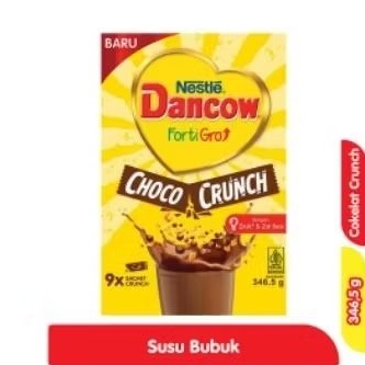 

NESTLE Dancow FortiGro Susu Bubuk Instan COKELAT Crunch 346.5 Gram