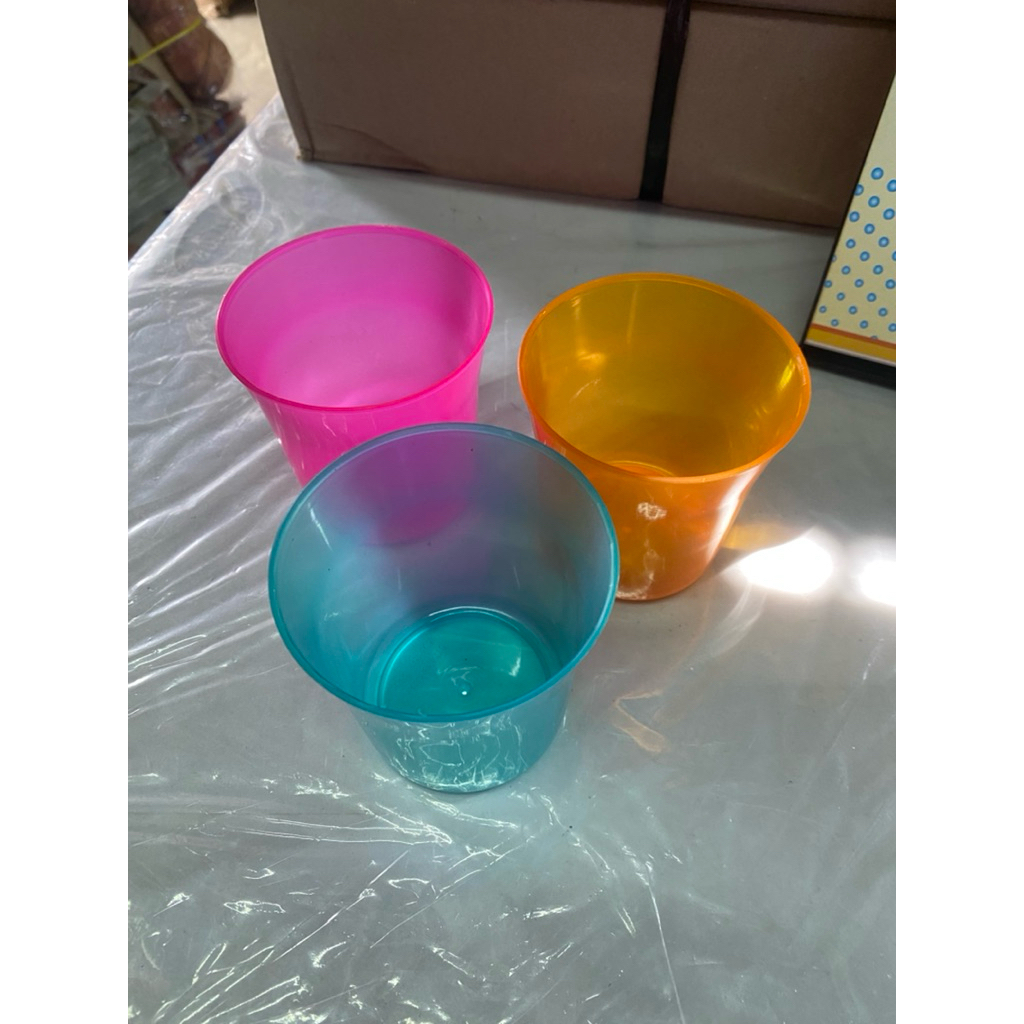 [GROSIR] Gelas Plastik Murah - Gelas Plastik Barito - grosir gelas plastik reseller 12 pcs - Gelas m