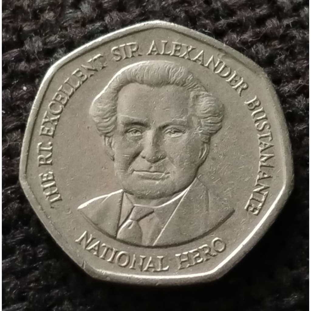 Koin Kuno Jamaica 1 Dollar 1996