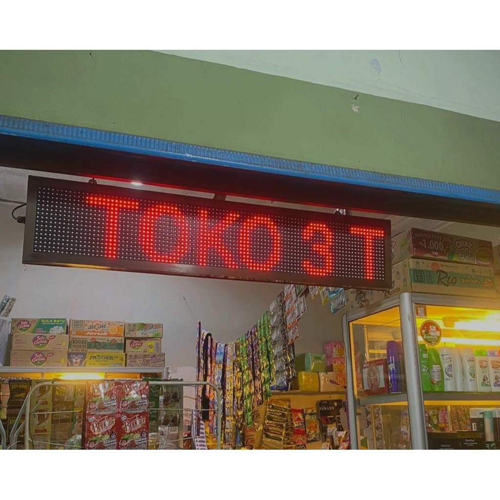 Running Text , Tulisan berjalan