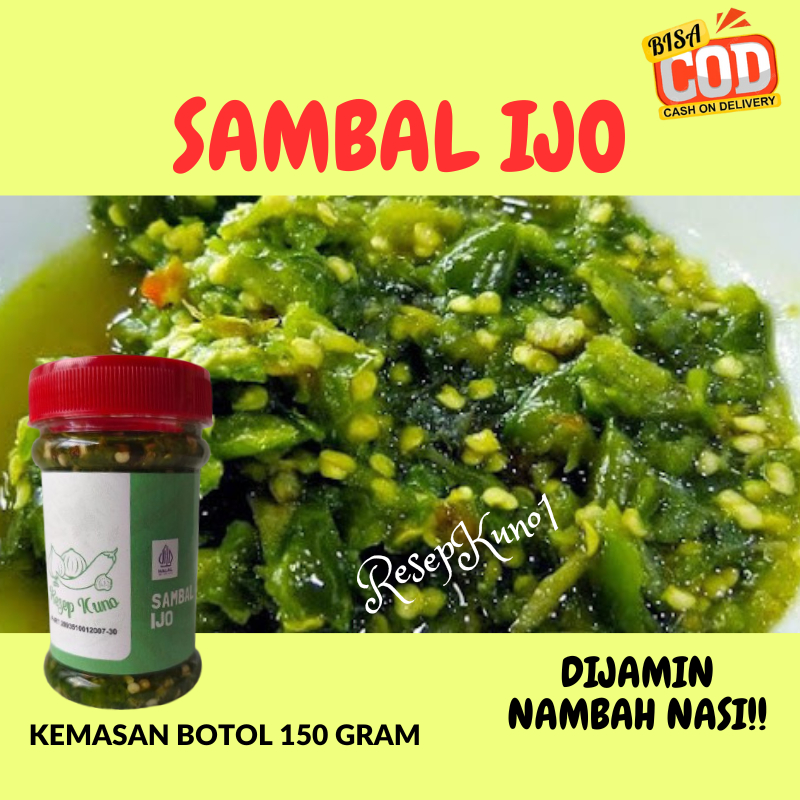 

Sambal Sambel Ijo Hijau Pedas 150 Gram Resep Kuno