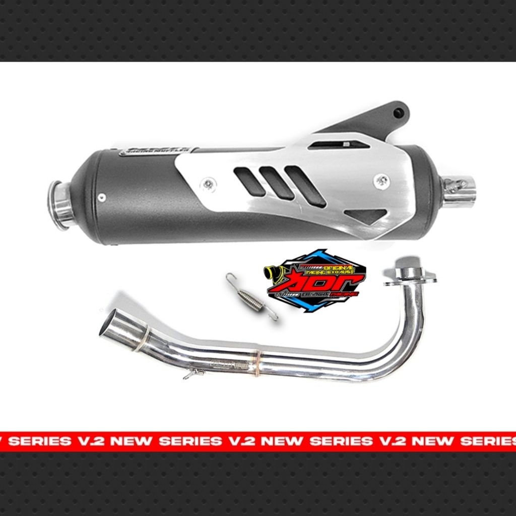 FREE ONGKIR KNALPOT STANDAR RACCING MONCONG KINOCHI BAS ADEM BEAT/BEAT FI/BEAT STREET/BEAT