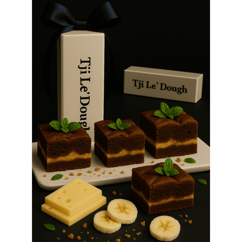 

PREMIUM Banana Cake with Cheese (Full Wisjman Butter) - isi 4 slice cake