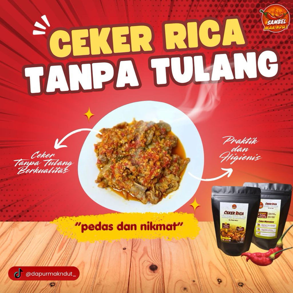 

RICA CEKER TANPA TULANG
