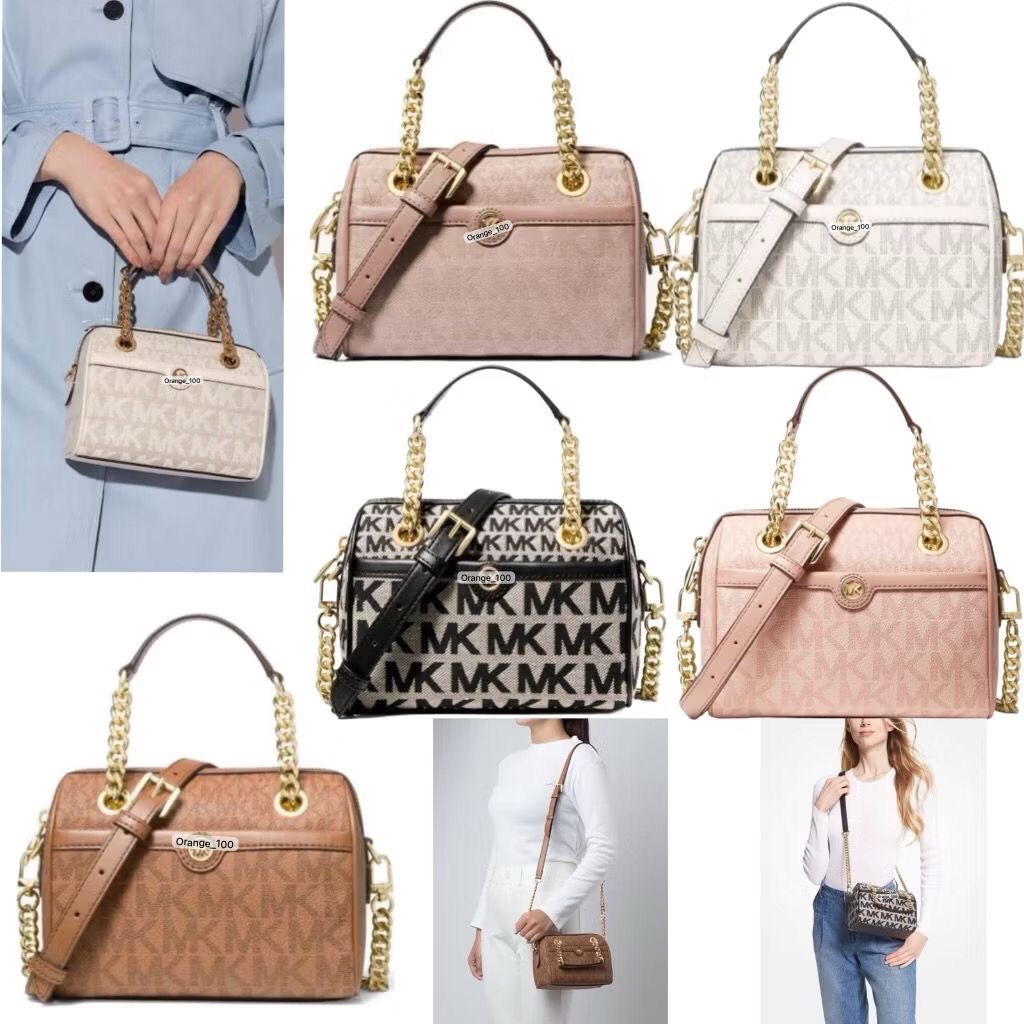 TAS WANITA MK BLAIRE SIGNATURE XS DUFFLE CROSSBODY BAG ORIGINAL