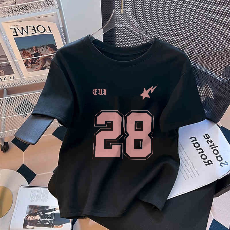Dailyway Baju Kaos Atasan Aak Perempuan T-shirt Terbaru Import 2-12 Tahun/Baju Kaos Anak Anak Cetaka