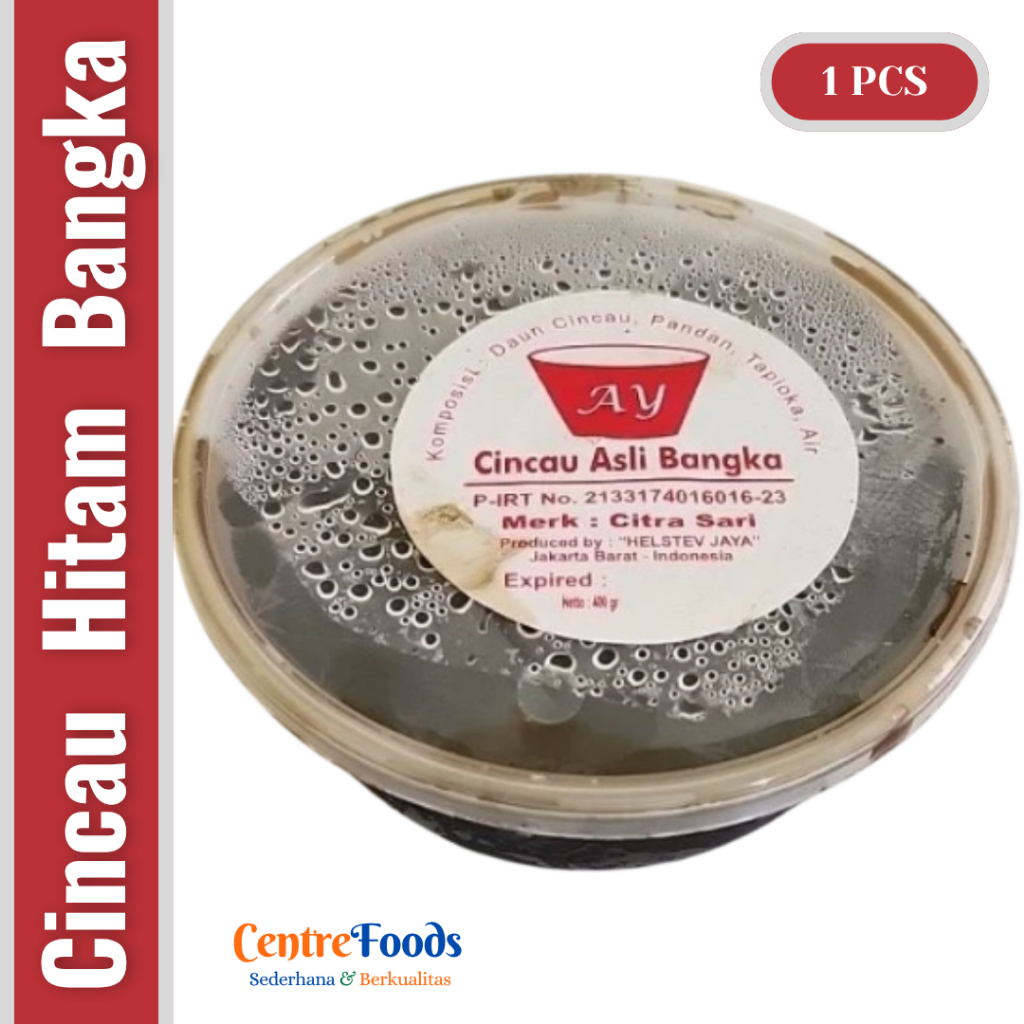 

Cincau Hitam Bangka Bulat - Cincau Asli Bangka AY | 250gr [ Harga Per PCS ]