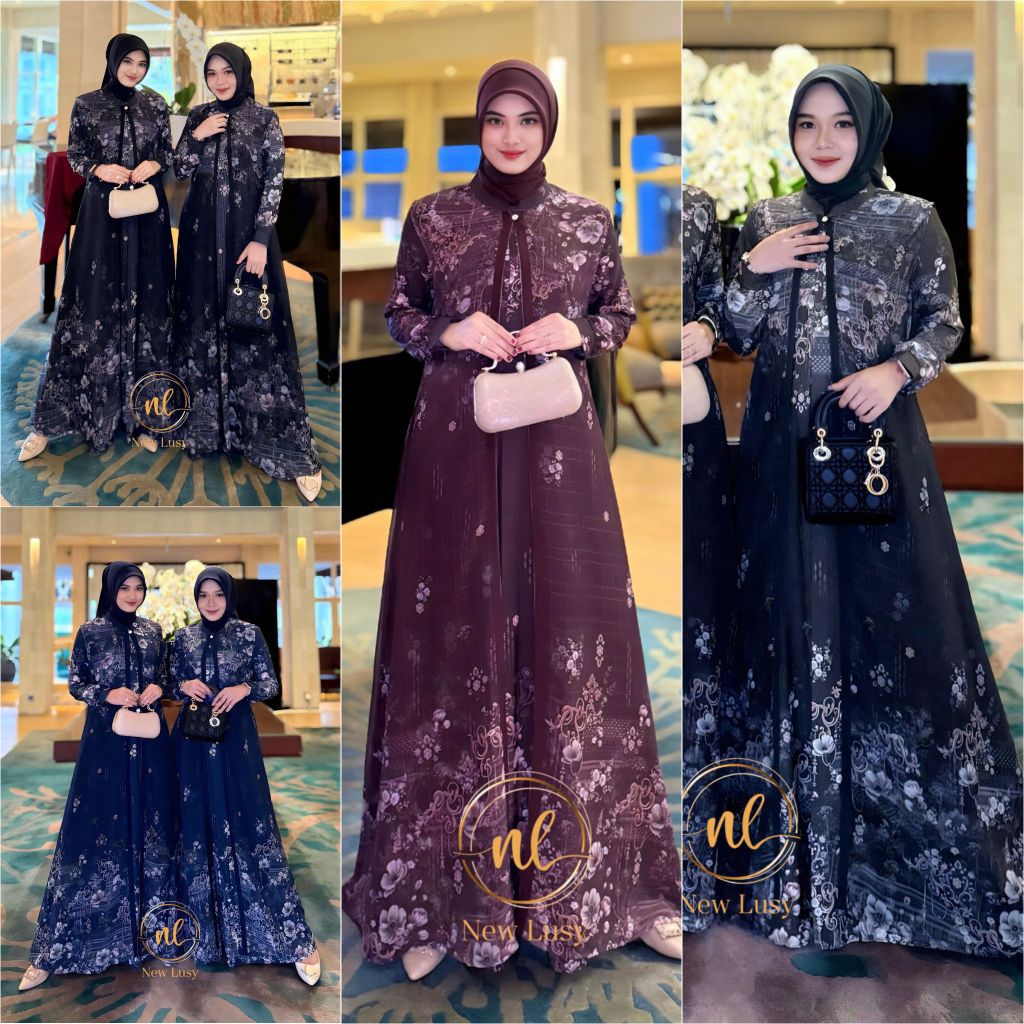 QUENZA DRESS ORI NEW LUSY GAMIS PREMIUM MURAH