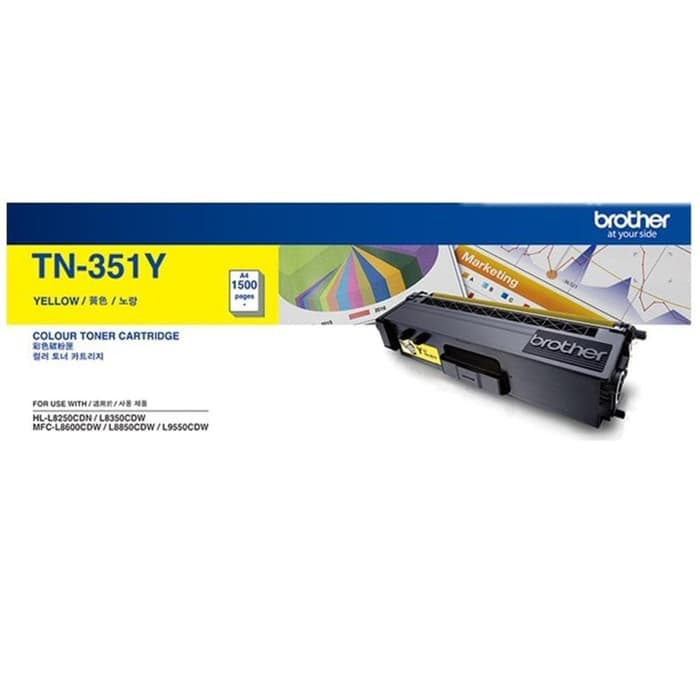Toner Brother TN 351 YELLOW - MFC L8500 CDW L8850CDW L9550CDW - ORI