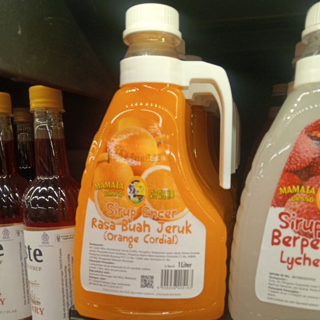 

Mamata Brand Cordial Orange Buah Jeruk 1Liter