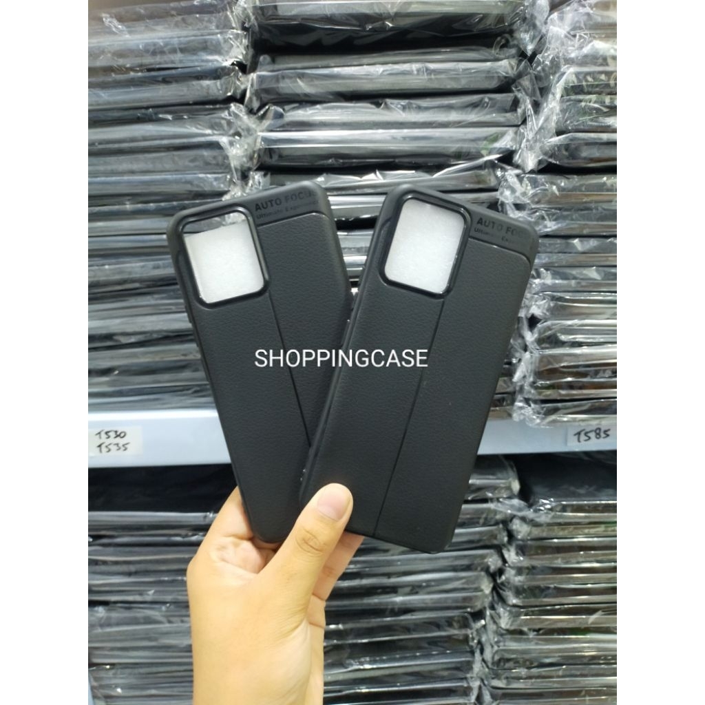 REALME 8/8 PRO AUTO FOCUS SOFTCASE PELINDUNG KAMERA LEATHER CASE KULIT JERUK