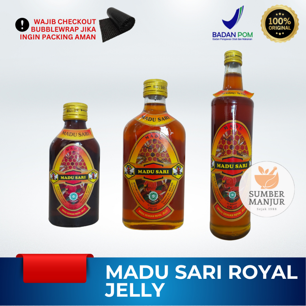 

MADU SARI ROYAL JELLY / 120ML 250ML 650ML