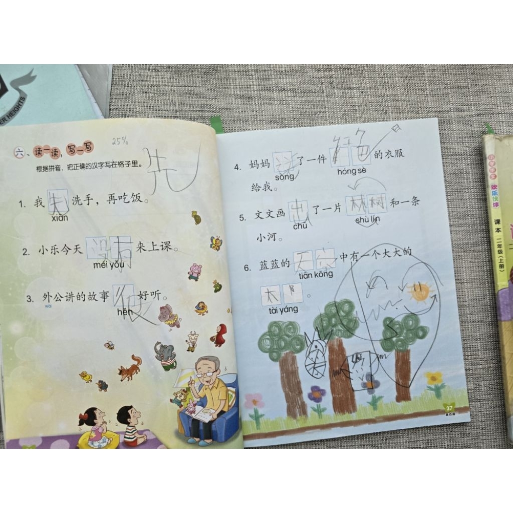 Huan Le Huo Ban Textbook Activity Book Mandarin 2A 2B