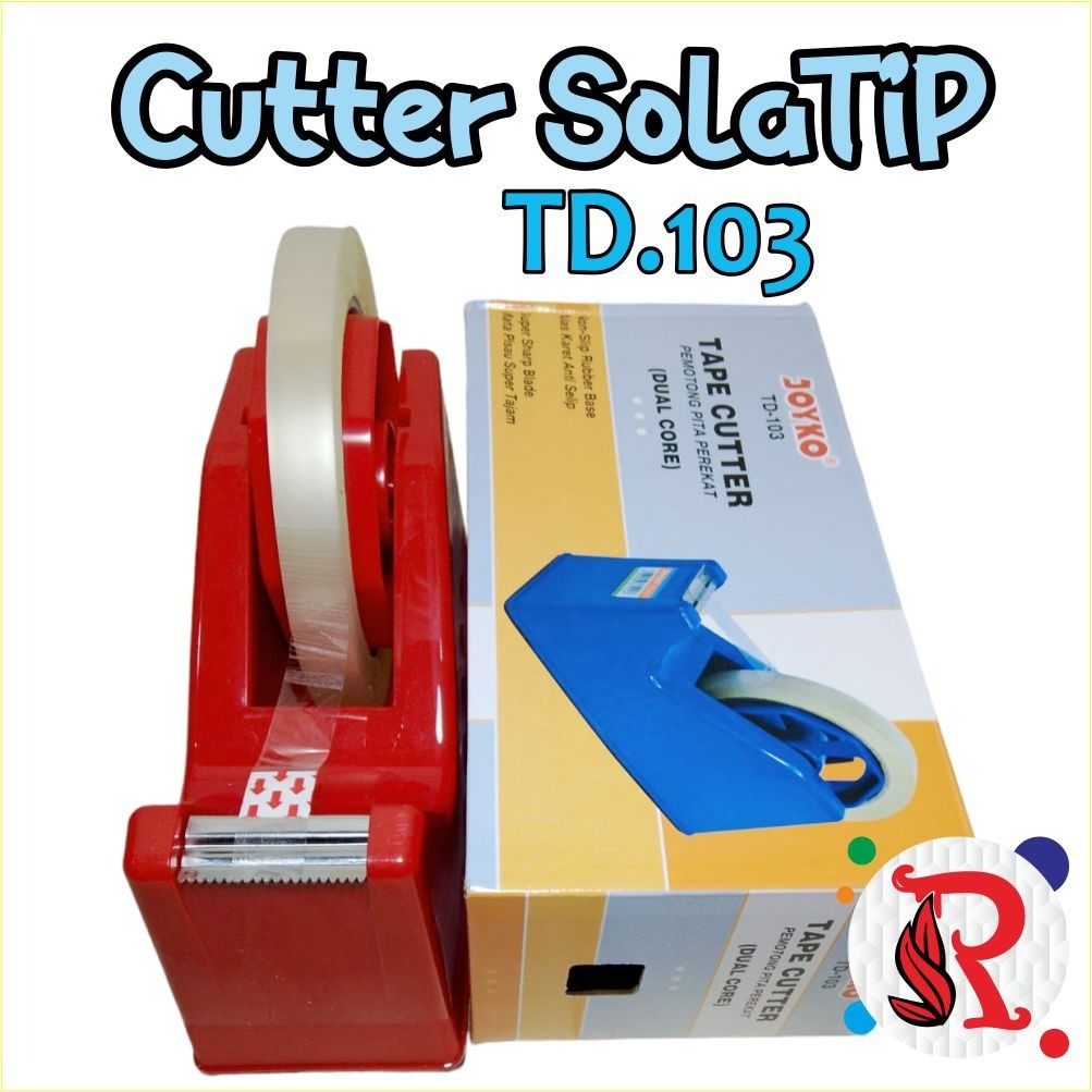 

Tape CUTTER SOLATIP Dispenser SOLATIP Joyko TD 103 Tape Cutter Tempat Pemotong Lakban Isolasi