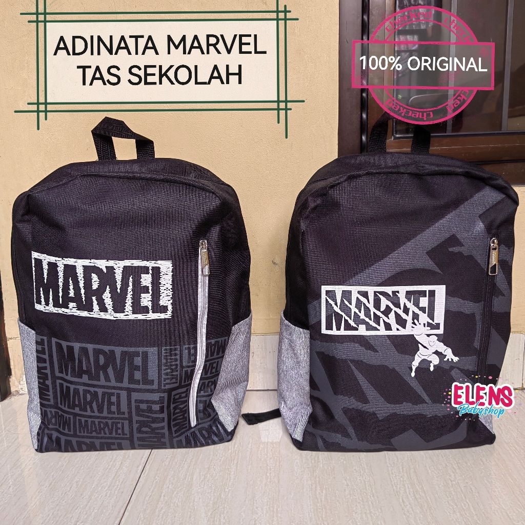 ADINATA Marvel tas sekolah anak XL original