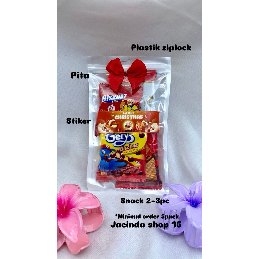 

Mini Gift Snack Tema Merah / Mini Hampers Lebaran/Ulang tahun/Graduation