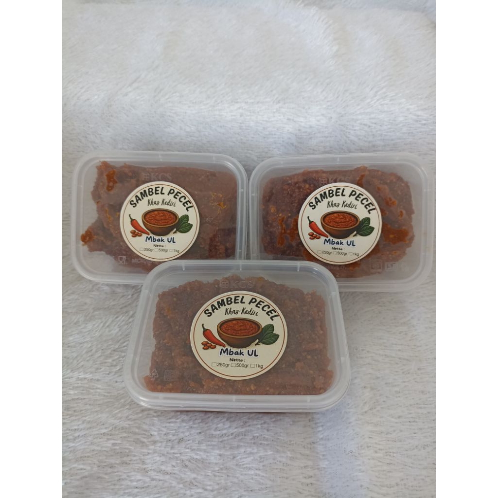 

Sambel pecel khas kediri terbuat dari bahan alami tanpa bahan pengawet