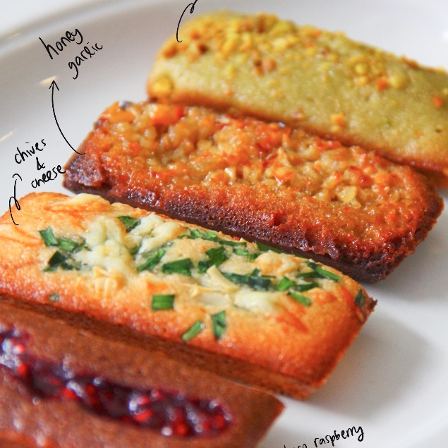 

Honey Garlic Financier - Box of 2