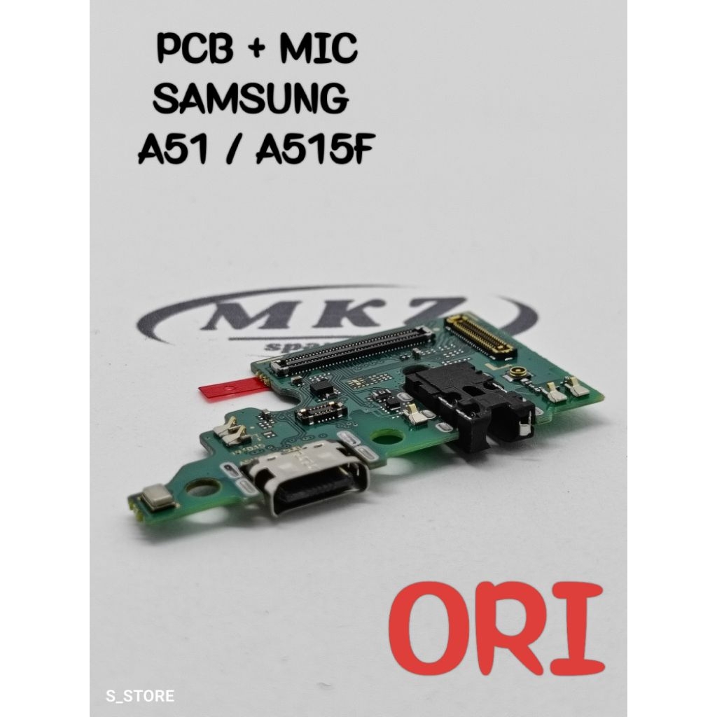 SAMSUNG A51 CONNECTOR CHARGER SAMSUNG A51 A515F ORI + MIC PAPAN KONEKTOR CAS PCB BOARD SAMSUNG GALAX