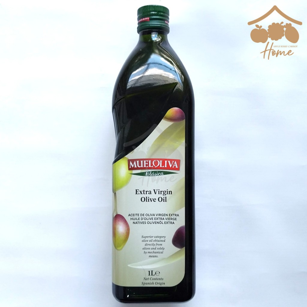 

Mueloliva Extra Virgin olive oil 1000ml EVOO 1 Liter 1L spanish spain import original 100% minyak zaitun cold pressed 1000 ml
