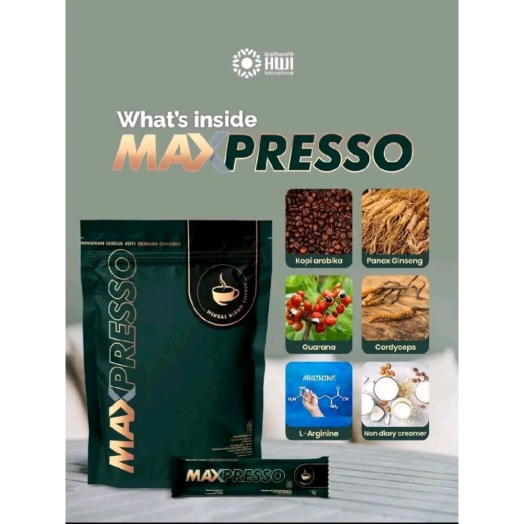 

Maxpresso Kopi Stamina Untuk Laki laki Dan Wanita Coffe Herbal