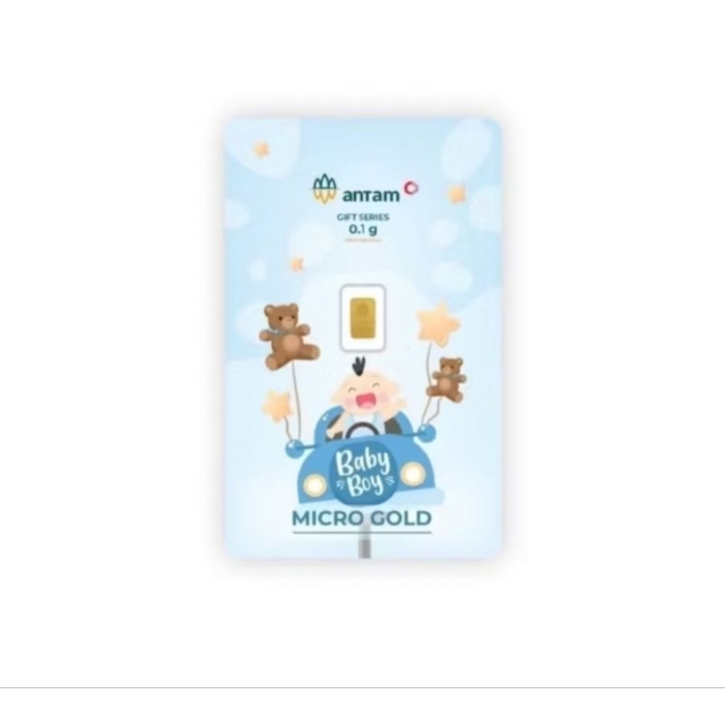 antam micro 0.1 gram baby born series