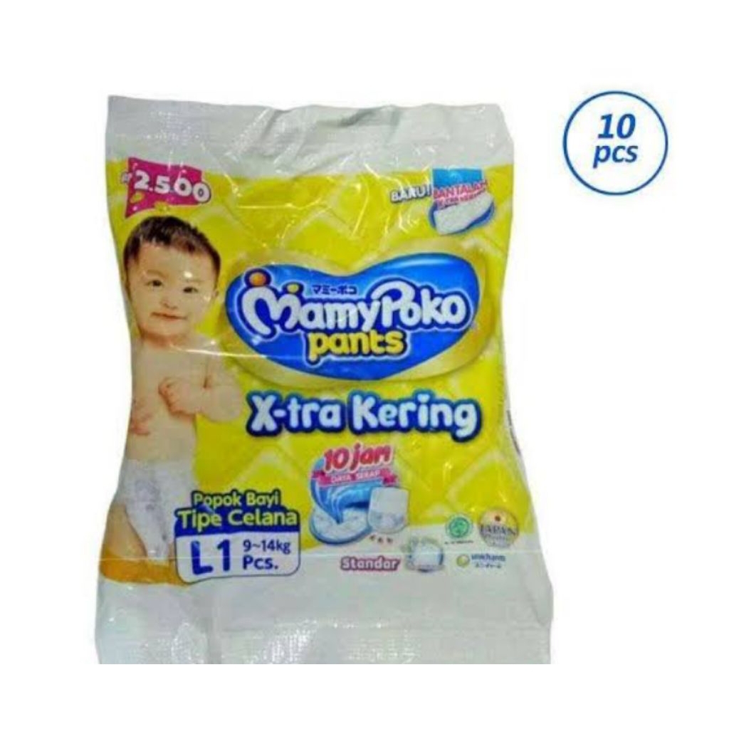 mamypoko extra kering ukuran L 1 renceng 10 pcs