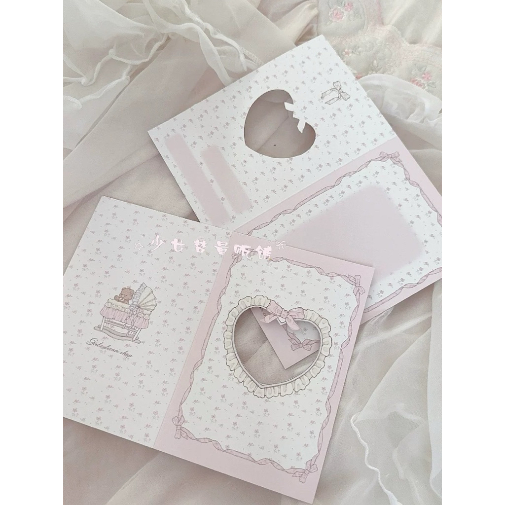 

alas amplop packing photocard envelope aesthetic coquette pink