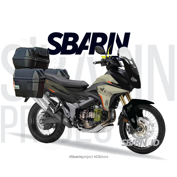 Decal Honda CS1 - Adventure 1 I Sbarin Project