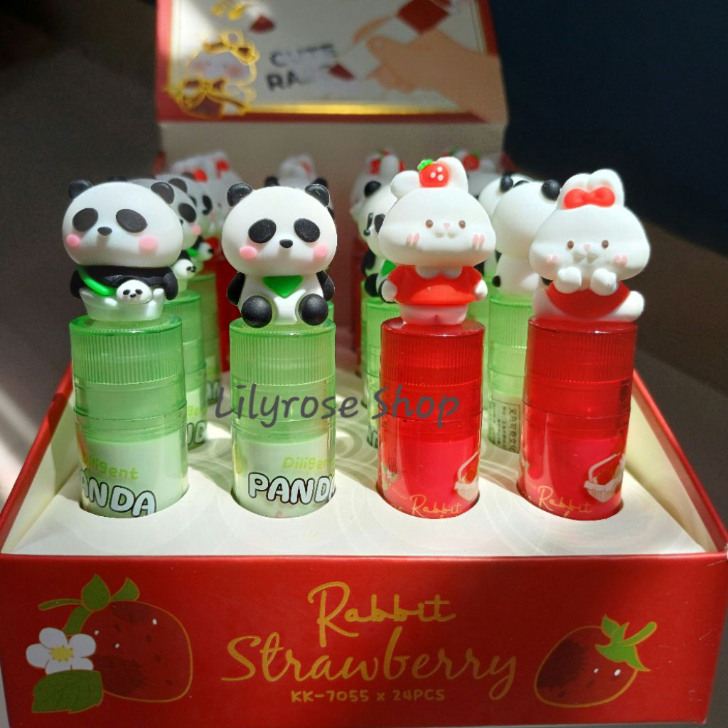 

Penghapus lipstick eraser KUKI KK7055 PANDA BUNNY KAKI KUCING CATS PAW