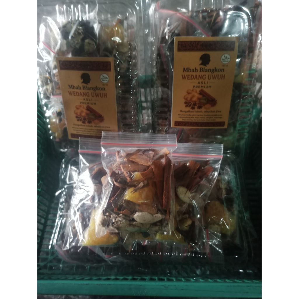 

Wedang uwuh premium 1 pak isi 10 saset