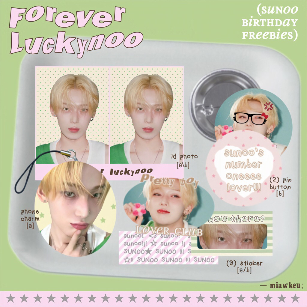Forever Luckynoo [sunoo birthday freebies]