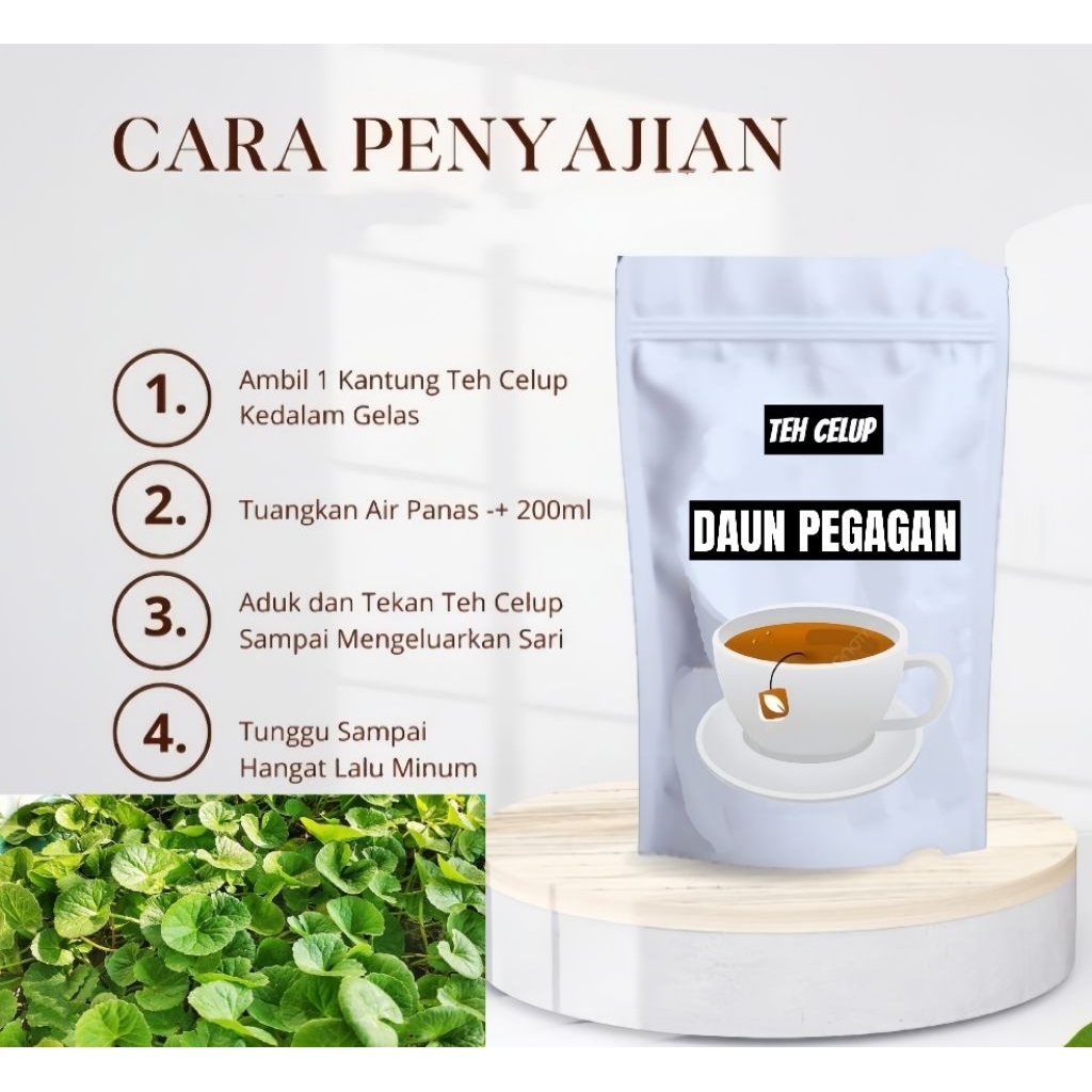 

Teh Celup Daun Pegagan Isi 20 Tea Bag