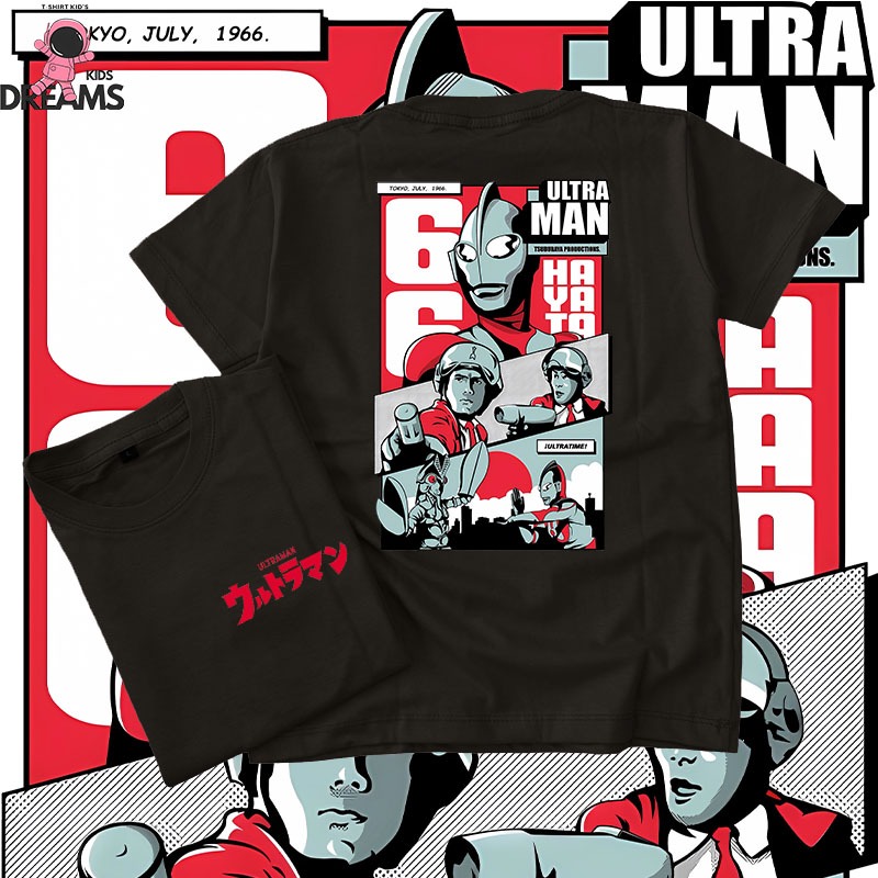 DREAMS KIDS Baju Kaos Atasan Anak Laki - Laki Motif Ultraman X Monster