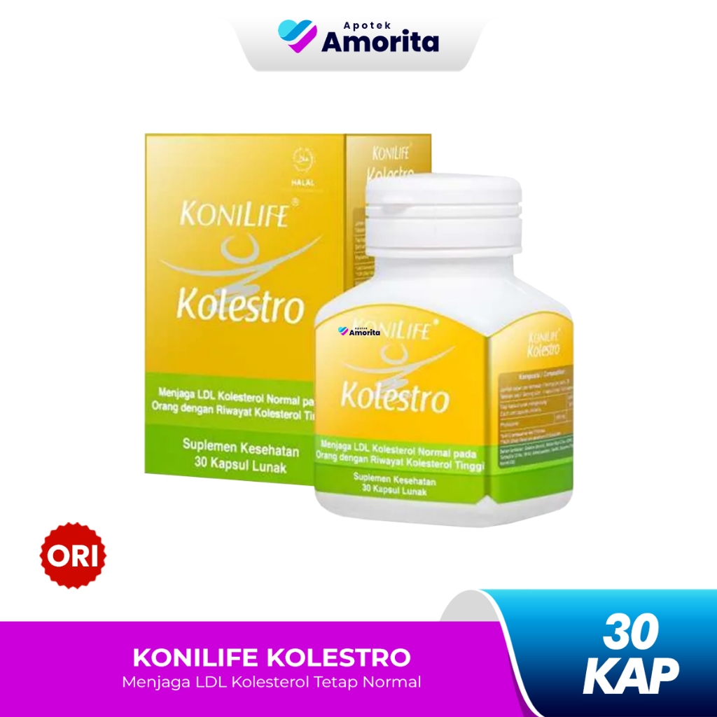 Konilife Kolestro 30 Kapsul - Untuk Kolesterol Tinggi