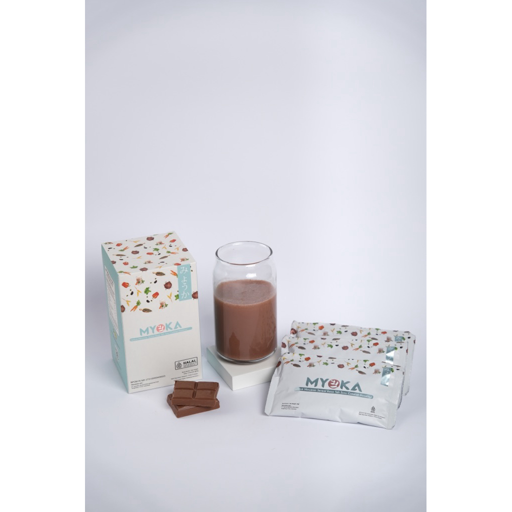 

MYOKA MEAL REPLACEMENT. SERBUK MINUMAN 1 BOX ISI 6 SACHET