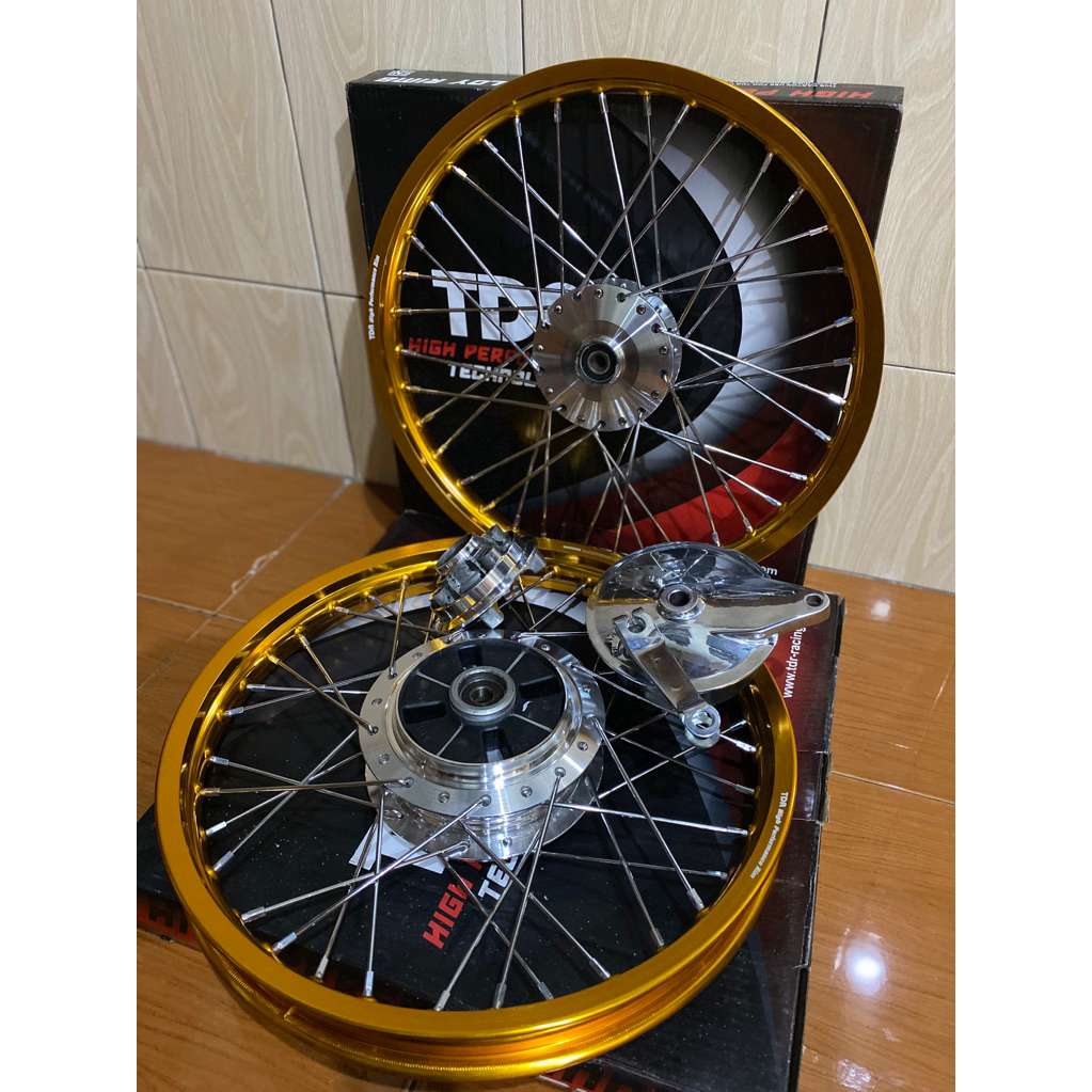 Velg tdr set tromol king pnp cb,gl,mp,tiger