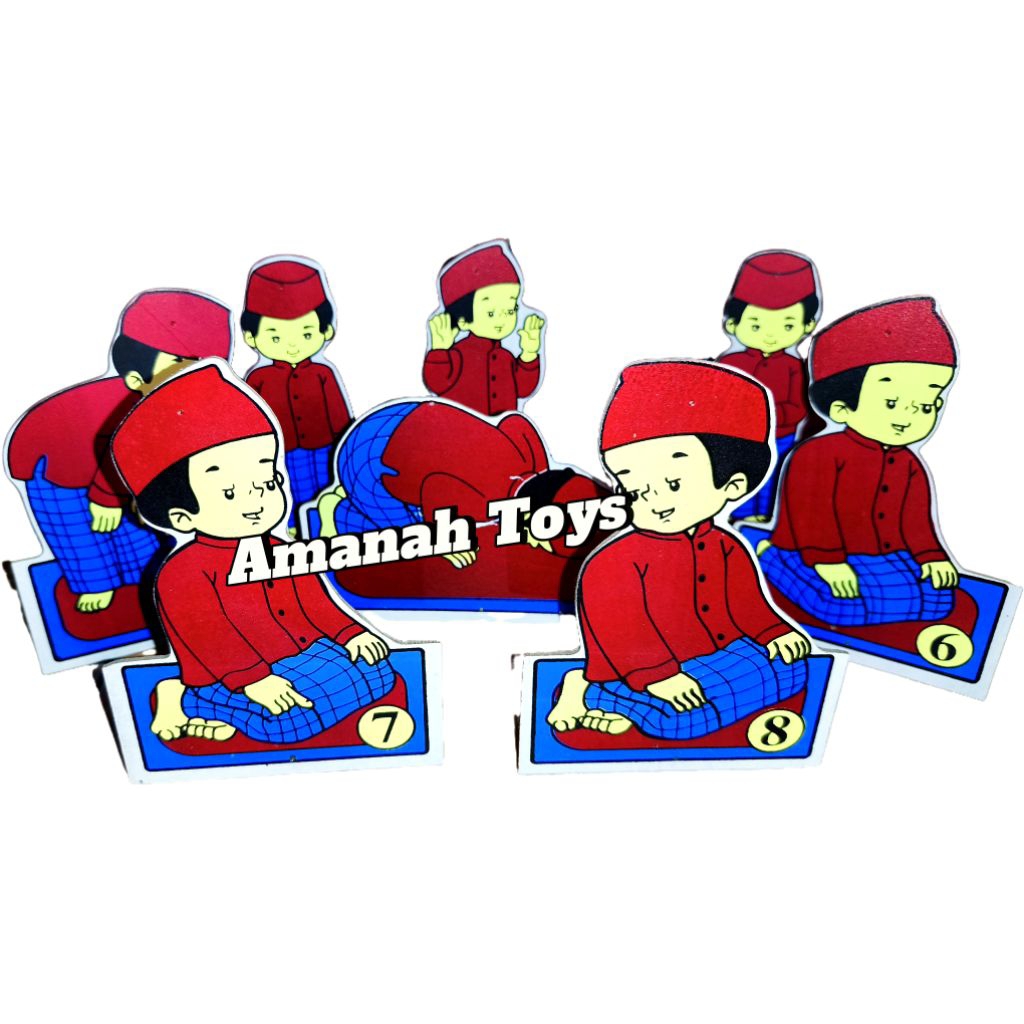 Maket Berdiri Sholat Putra/Putri