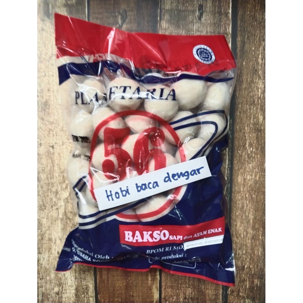 

Bakso Baso Planetaria 56 Berat 750Gr Gram 0.75Kg ¾Kg Halal halal