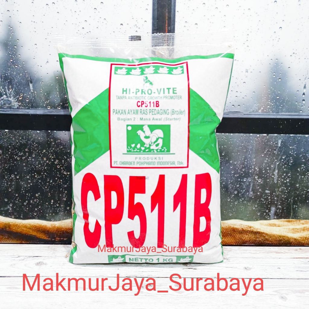 Pakan Ayam Hi Pro Vite CP 511 B Untuk Penggemuk Ayam Anakan -Voer Ayam Kecil - Makanan Ayam