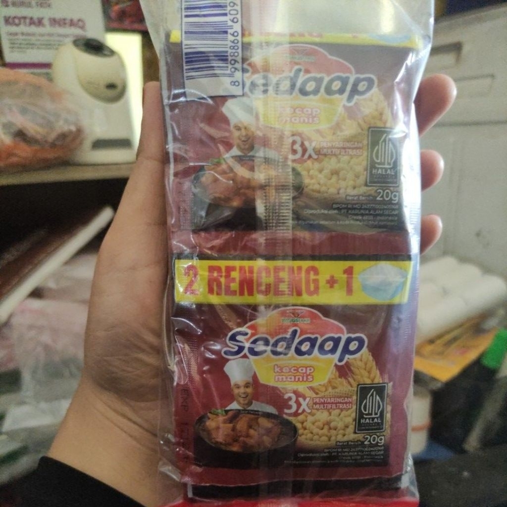 

Kecap sedaap 500an 2 renteng