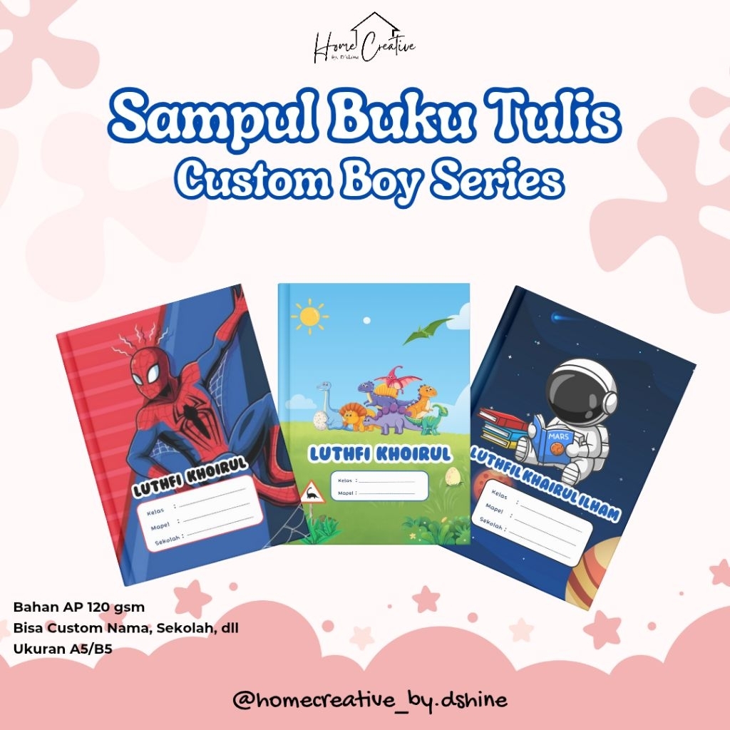 

SAMPUL BUKU TULIS CUSTOM BOY SERIES SIDU BIG BOSS