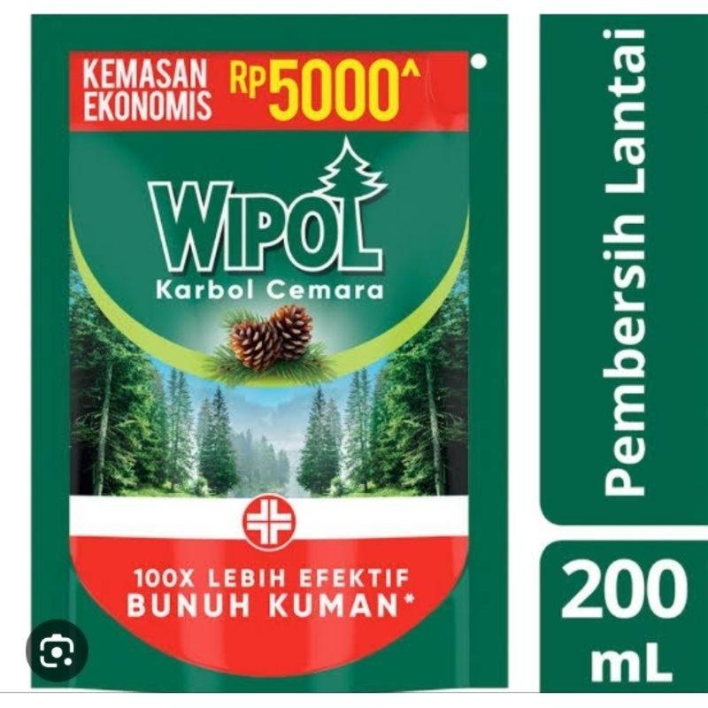 Wipol Pembersih Lantai Refill / Pembersih Lantai Wipol Kemasan Ekonomis 5000 / Pembersih Lantai WIPO