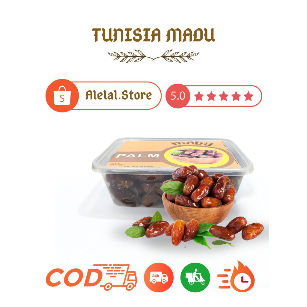 

Kurma Tunisia Madu 500gr (GB) / Kurma Tunisia Madu 500 gram / Tunisia Madu / Kurma Tunisia Madu