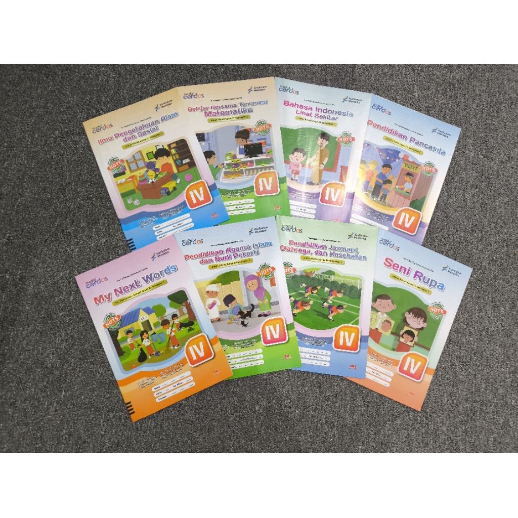LKS CERDAS KELAS 4 SD SEMESTER 1 (K-MERDEKA) (WMG)