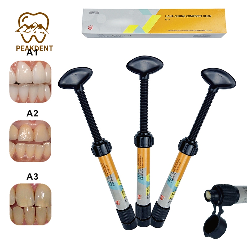 Dental Composite Light Cure Bahan Penambal Gigi Berlubang Lem Behel Veneer Laser Tambal Gigi Komposi