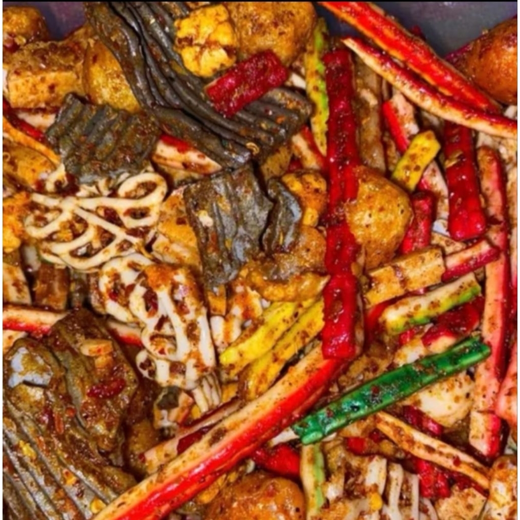 

Krupuk seblak // Seblak campur mix