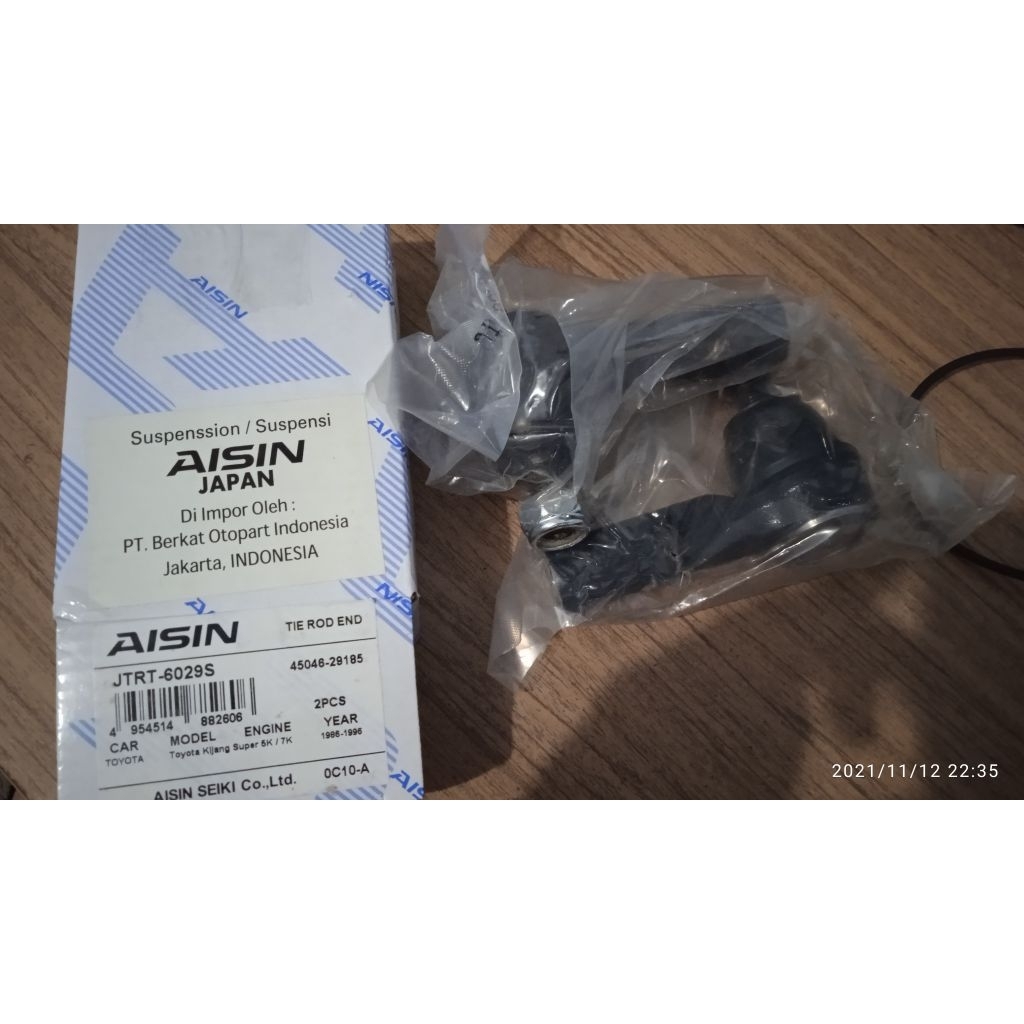 Tierod End Kijang 5K 7K Super Kapsul Original Aisin