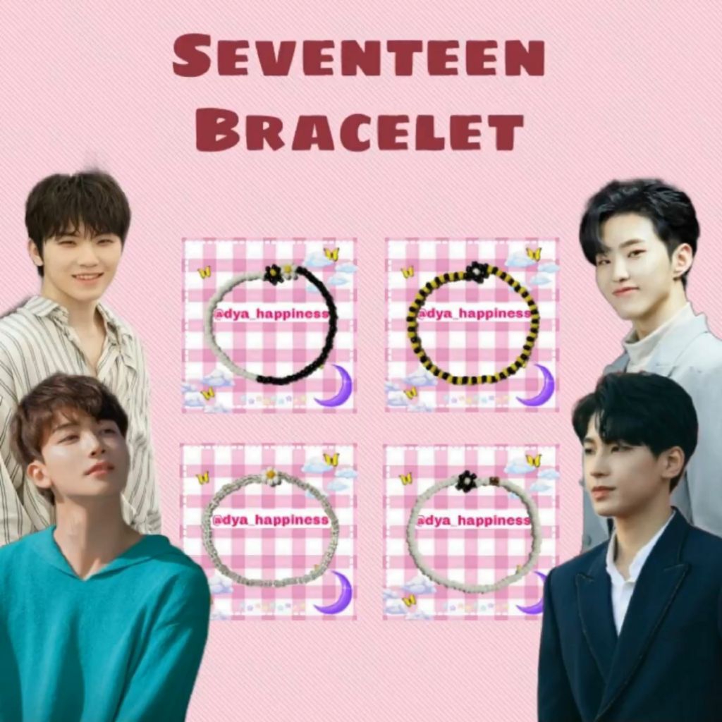 [MURAH] Gelang Manik Inspired by Idol Kpop Seventeen | Jeonghan | Woozi | Hoshi | Wonwoo by dya_happ