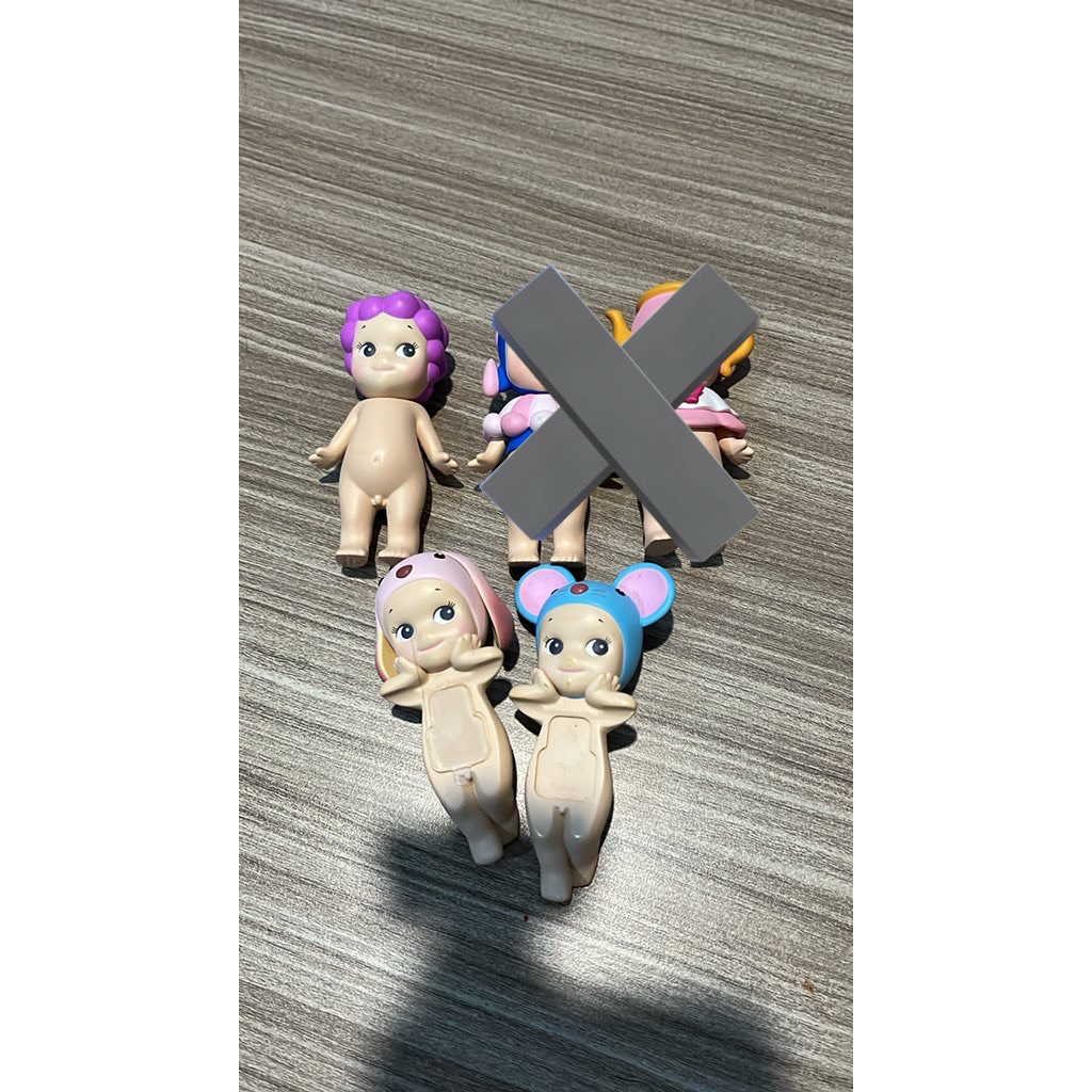 sonny angel hippers lop ear, mouse, reguler grape